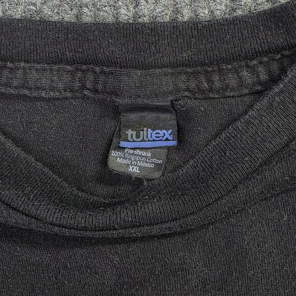 Foreigner Shirt Mens 2XL Black The Flame Still Burns Tour 2017 Band Rock Tee - Picture 3 of 6